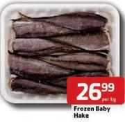 Frozen Baby Hake -Per Kg