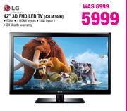 LG 42" 3D FHD LED TV (42LM3400)