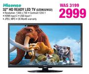 Hisense 32" HDR LED TV (LEDN32W22)