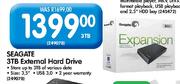 Seagate External Hard Drive-3TB