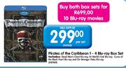 Pirates of the Caribbean 1-4 Blu-Ray Box Set-Per Set