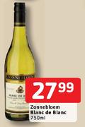 Zonnebloem Blanc de Blanc-750ml