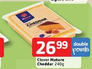 Clover Mature Cheddar-240gm