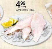 Jumbo Hake Fillets-100g