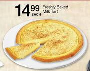 Freshly Baked Milk Tart-each