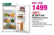 Defy White Bar Fridge-90Ltr(B120 DFS13)
