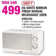 Defy White Mirror Finish Manual Microwave Oven-20 Ltr(DM0348)