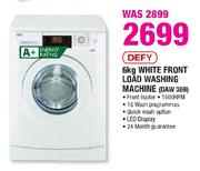 Defy White Front Load Washing Machine-6kg(DAW 369)