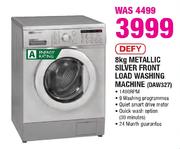 Defy Metallic Silver Front Load Washing Machine-8kg(DAW327)