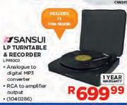 Sansui LP Turntable & Recorder(LPR1002)