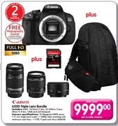 Canon 650D Triple Lens Bundle-Per Bundle