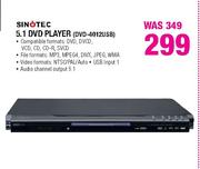 Sinotec 5.1 DVD Player-DVD-4012USB