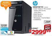 HP Desktop PC E3400