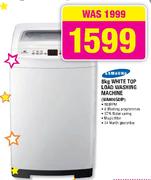 Samsung White Top Load Washing Machine-8kg(WA80G5DIP)