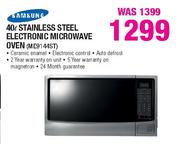 Samsung Stainless Steel Electronic Microwave Oven-40Ltr(ME9144ST)