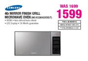 Samsung Mirror Finish Grill Microwave Oven-40Ltr(MG402MADXBB/F)