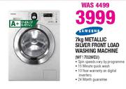 Samsung Metallic Silver Front Load Washing Machine-7kg(WF1702WEU)