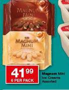 Magnum Mini Ice Cream Assorted-6 Per Pack