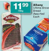 Albany Ultima Brown Bread Assorted-700g Each