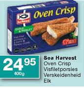 Sea Harvest Oven Crisp Visfiletporsies Verskeidenheid-400g Each
