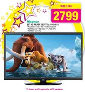 Hisense 32" HD Ready LED TV(LEDN32W22)