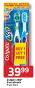Colgate 360° Toothbrush Twin Pack