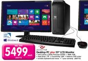 Packard Bell Desktop PC Plus 20" LCD Monitor