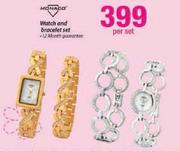 Monaco Watch And Bracelet Set-Per Set