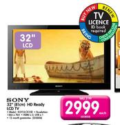 Sony 32"(81cm) HD Ready LCD TV-Each