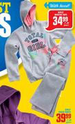 Girls' Track Pants-Each