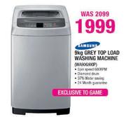 Samsung 9kg Grey Top Load Washing Machine(WA90G9XIP)