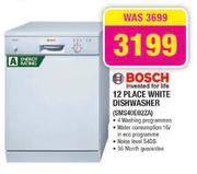 Bosch 12 Place White Dishwasher(SMS40E02ZA)