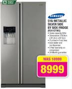 Samsung 516ltr Metallic Silver Side By Side Fridge(RSA1DTMG)