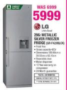 LG 296ltr Metallic Silver Freezer Fridge(GR-F429BLCK)