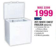 KIC 207ltr White Chest Freezer(KCG210)