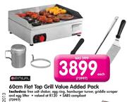 Anvil 60cm Flat Top Grill Value Added Pack-Each