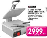 Anvil 9 Slice Toaster Value Added Pack-Each