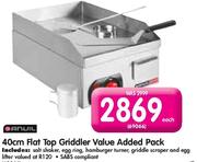 Anvil 40cm Flat Top Griddler Value Added Pack-Each