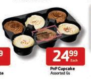 PnP Cupcake Assorted-6's Each