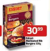 Eskort Marinated Rib Burgers-500g