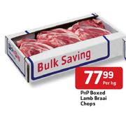 Pnp Boxed Lamb Braai Chops-Per Kg