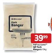 Pnp No Name Iqf Pork Bangers-1.5kg