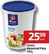 Clover Assorted Feta 400Gm-Each