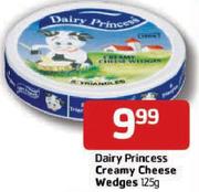 Dairy Princess Creamy Cheese Wedges - 125gm Each