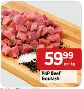 Pnp Beef Goulash - Per Kg