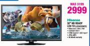 Hisense 32" HD Ready LED TV(LEDN32W22)