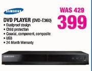 Samsung DVD Player(DVD-E360)