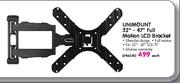  Unimount 32"-47" Full Motion LCD Bracket-Each