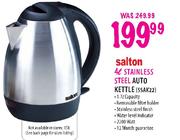 Salton 4L Stainless Steel Auto Kettle (SSAK22)