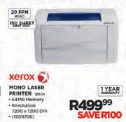 Xerox Mono Laser Printer (3010V)